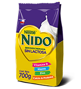 Leche en Polvo Nido Semidescremada Sin Lactosa 1350g